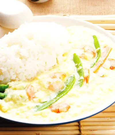 滑蛋蝦仁燴飯(1)