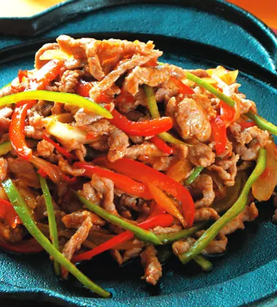 椒麻鐵板牛肉絲