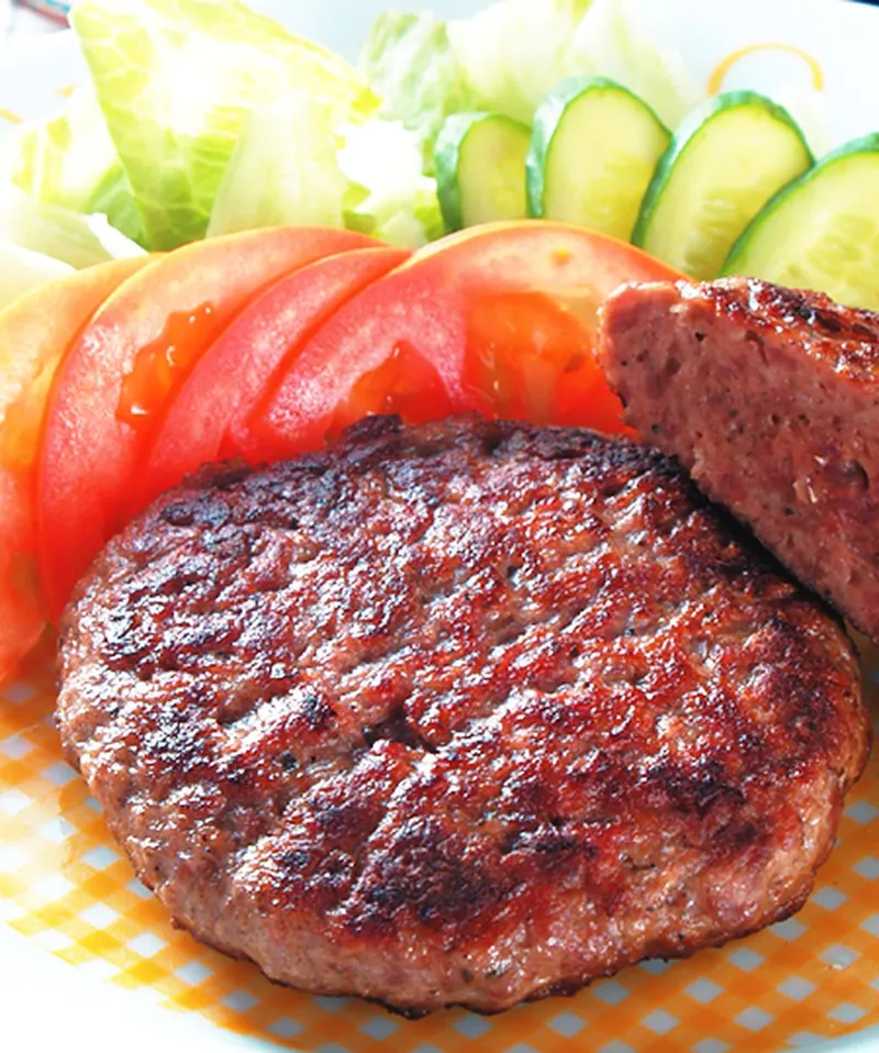 傳統牛肉漢堡肉餅