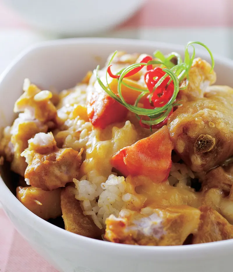 咖哩芋頭雞焗飯