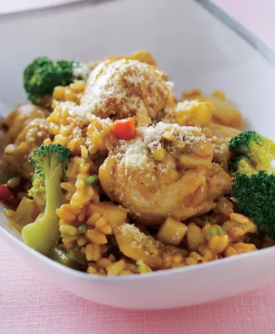 咖哩雞腿燉飯