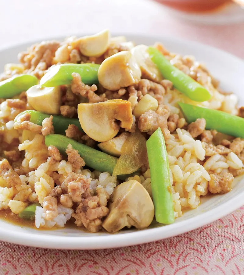咖哩蘑菇燴飯