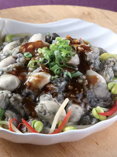 蒜蓉淋鮮蚵