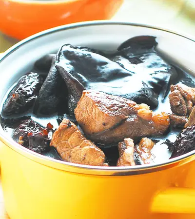 木耳田七煲瘦肉湯