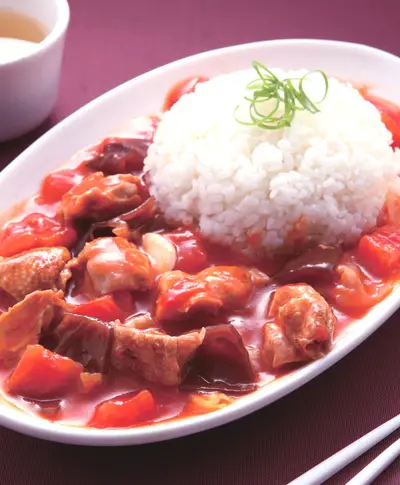 木須雞肉番茄燴飯