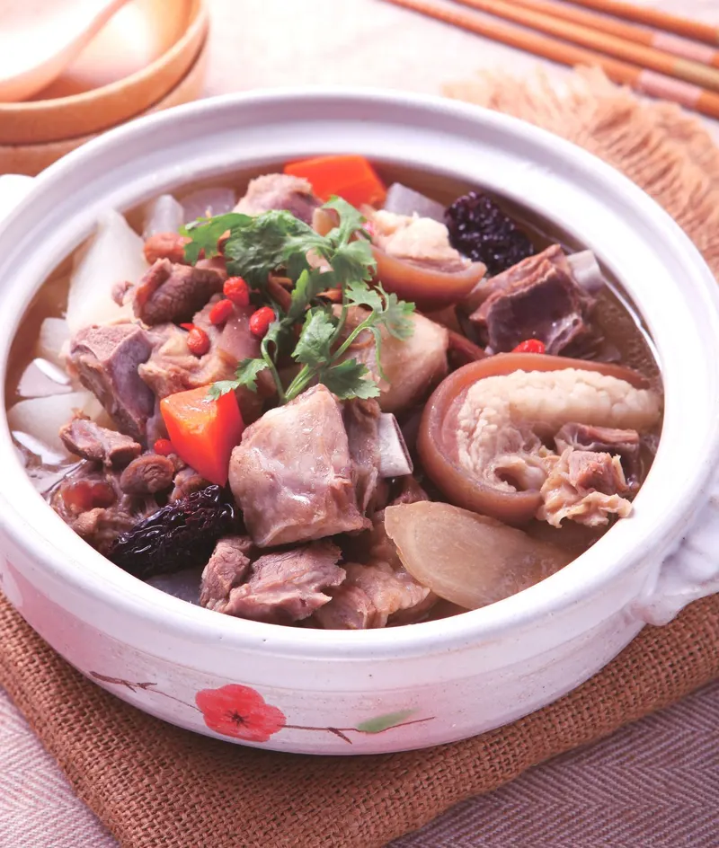 蘿蔔連鍋羊肉
