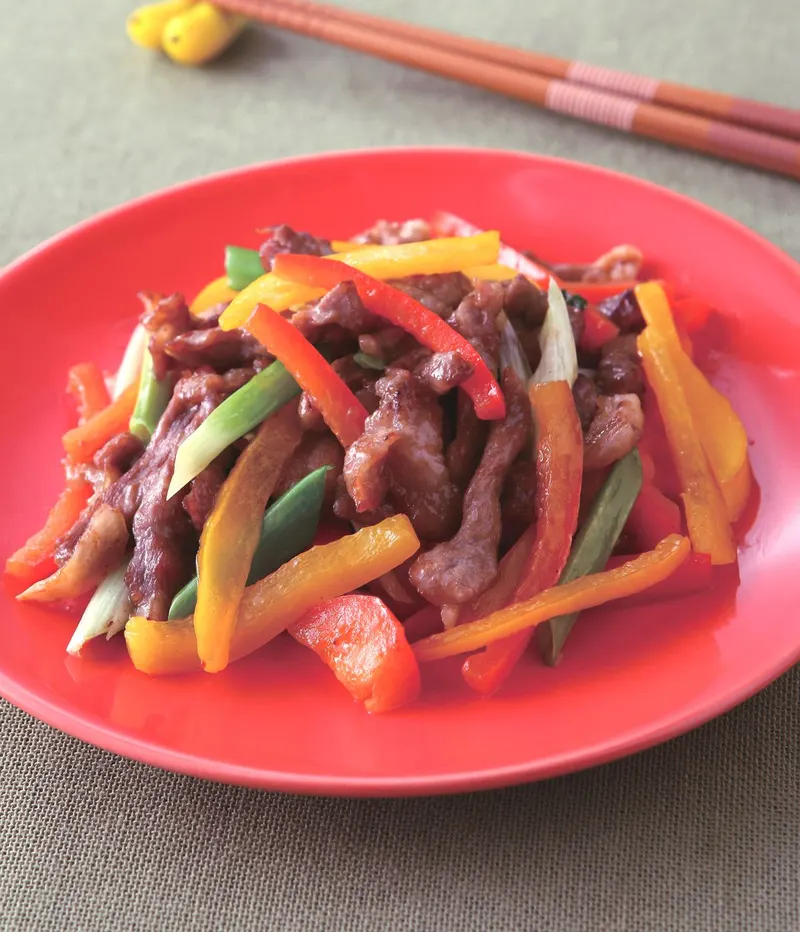 彩椒炒肉絲