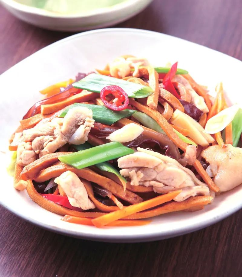 雞肉炒干絲