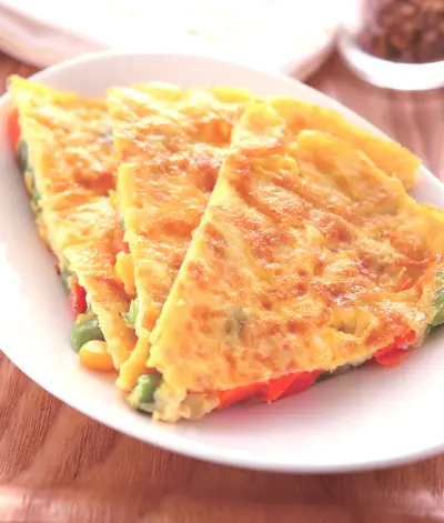 三色蔬菜烘蛋