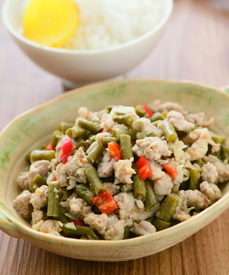 酸豇豆肉燥飯