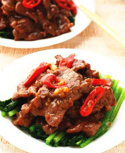 蠔油牛肉片