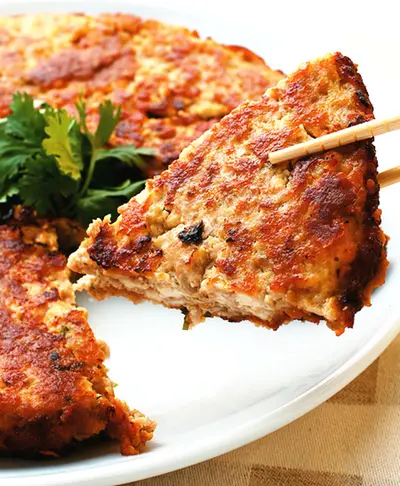 豆腐煎肉餅