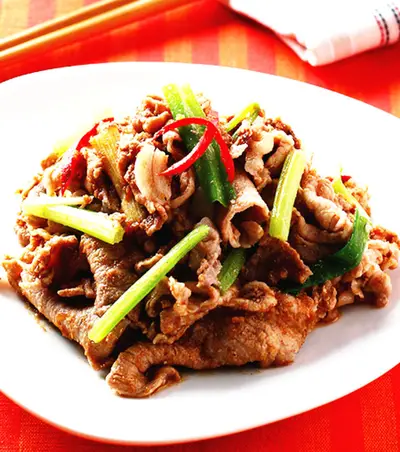 蔥燒豬肉