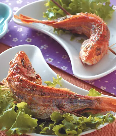 香草鹽烤魚