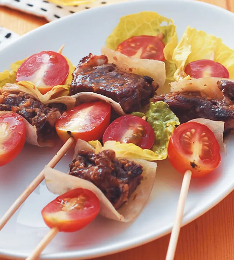 蕃茄牛肉串燒