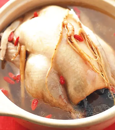 蔘鬚燉雞湯