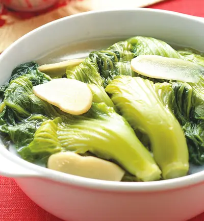 雞湯煲長年菜