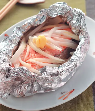 鹽烤鮭魚(1)