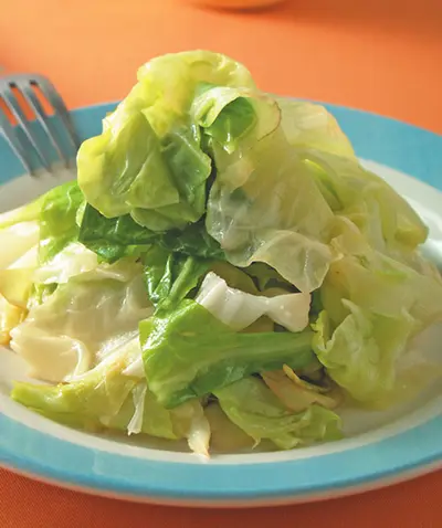 無油清炒高麗菜