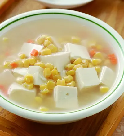 玉米豆腐湯