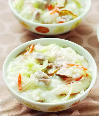 蔬菜鹹粥(1)