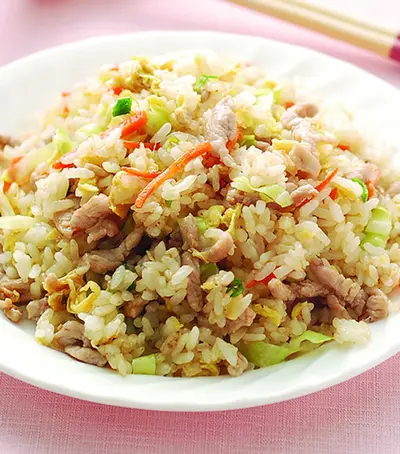 肉絲蛋炒飯(1)