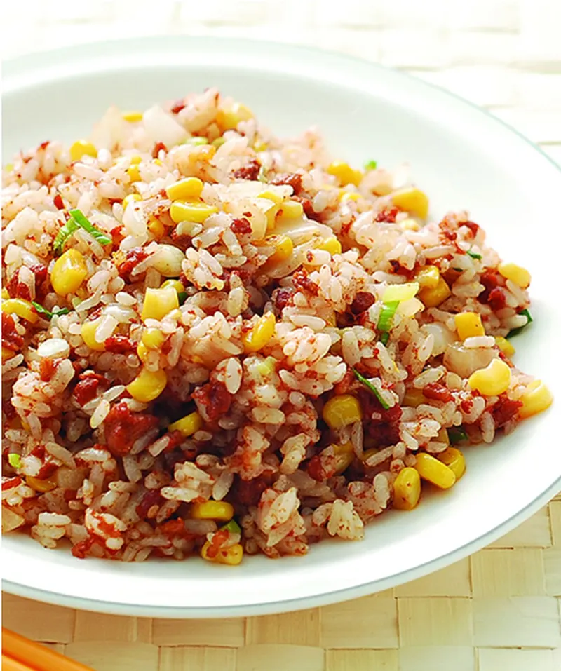 肉醬蔬菜炒飯