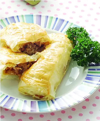 酥皮烤飯捲