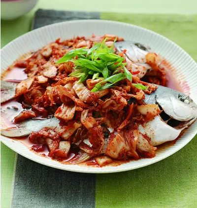 泡菜蒸魚(2)