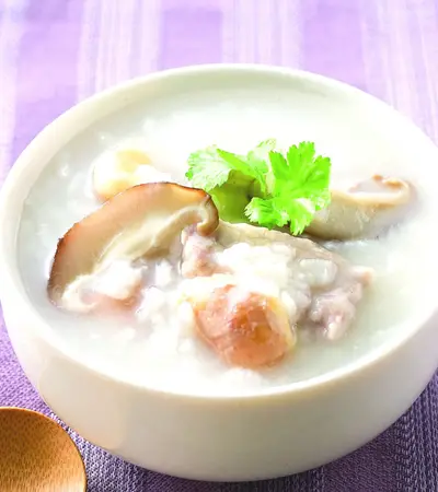 菱角肉片粥