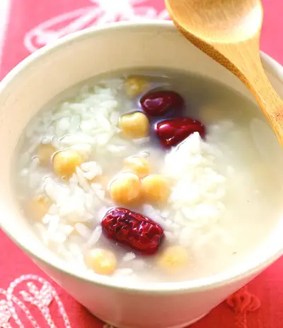 雪蓮子紅棗粥