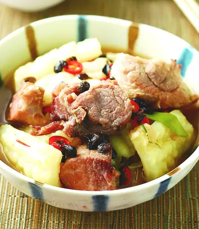 豆鼓苦瓜滷肉