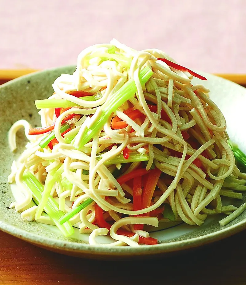芹菜干絲(1)