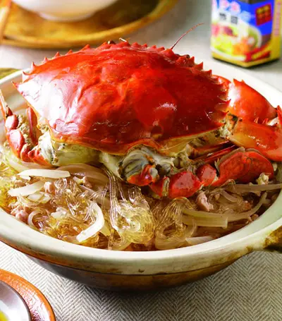 蟹肉粉絲煲