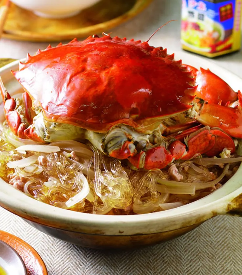 蟹肉粉絲煲