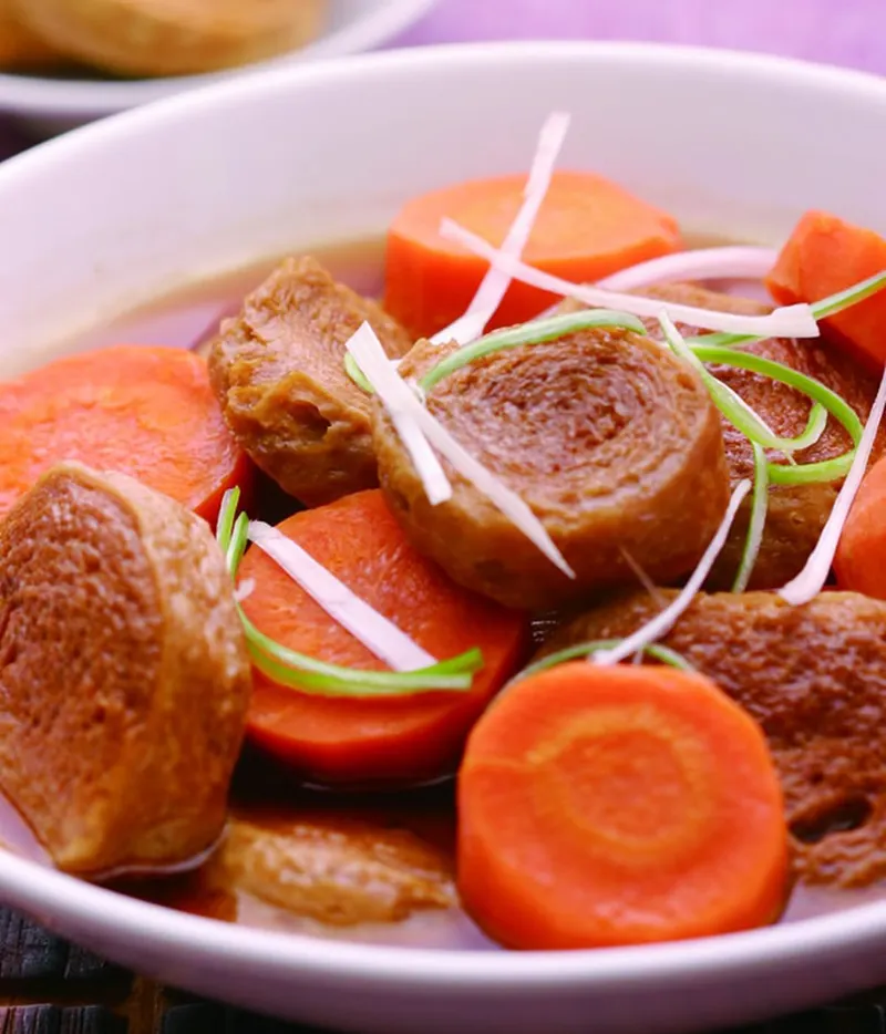 蘿蔔滷豆輪