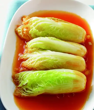 茄醬煨娃娃菜