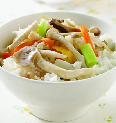 什錦菇菜飯
