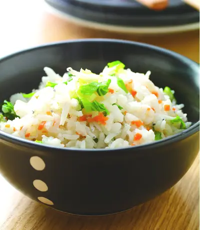 紅蘿蔔吻魚菜飯