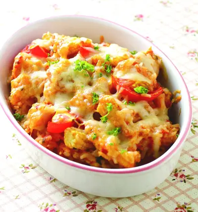 蕃茄豚肉焗飯