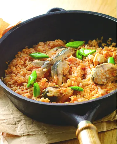 茄汁鯖魚燉飯