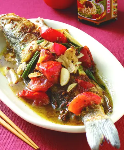 香椿茄汁燒魚