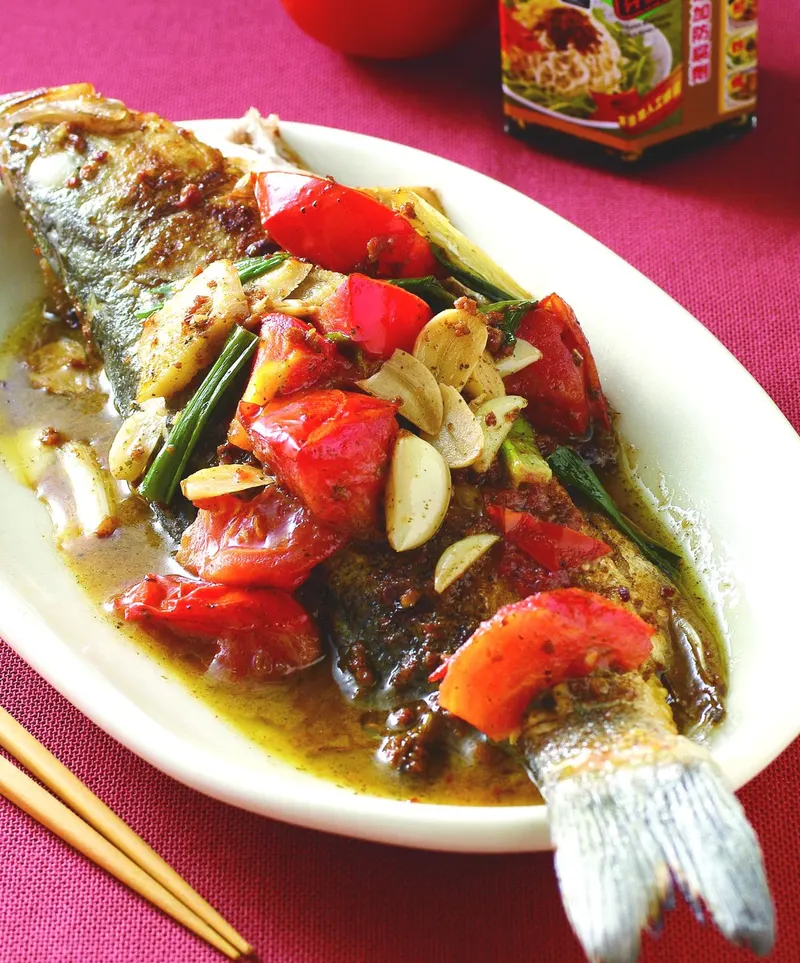 香椿茄汁燒魚
