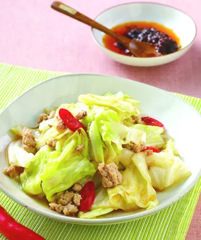 肉末高麗菜