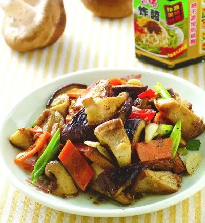 香椿炒鮮菇