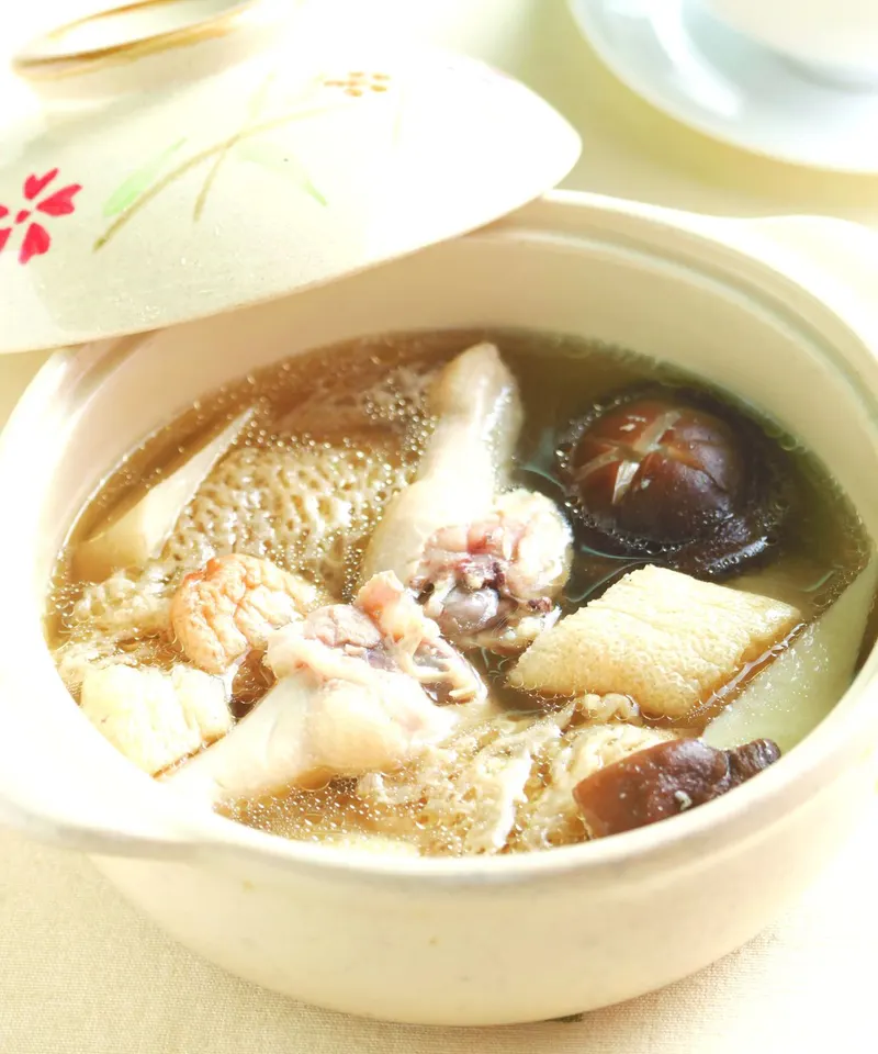 仙草燉雞湯