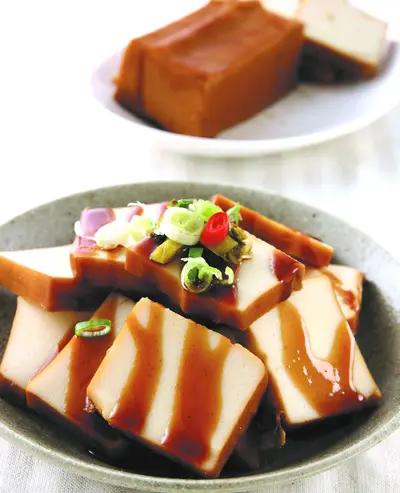 滷百頁豆腐