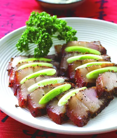 烤鹹豬肉