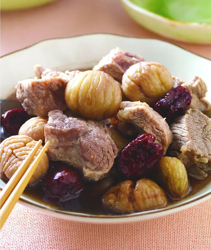 栗子紅棗燉肉