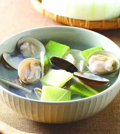 冬瓜皮蛤蜊湯